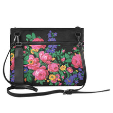 Load image into Gallery viewer, Kokum&#39;s Revenge-Black Slim Clutch Bag (Model 1668) Slim Clutch Bags (1668) e-joyer 
