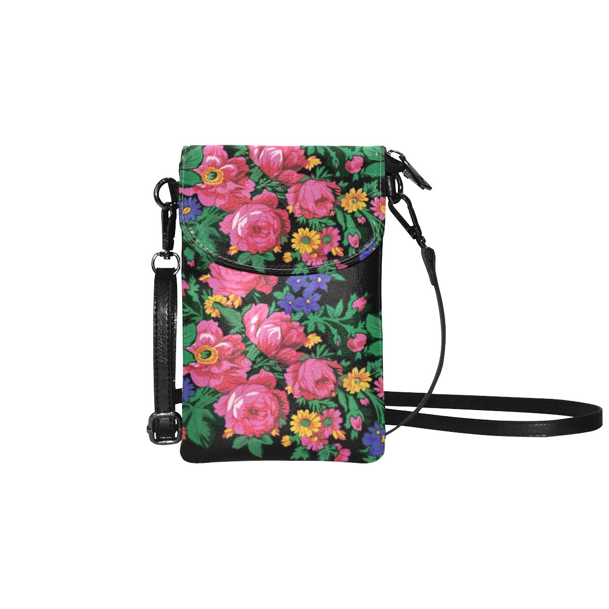 Kokum's Revenge Black Small Cell Phone Purse by 49 Dzine
