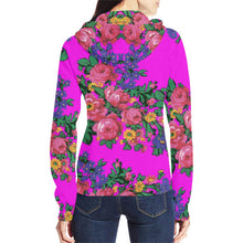 Load image into Gallery viewer, Kokum&#39;s Revenge Blush All Over Print Full Zip Hoodie for Women (Model H14) All Over Print Full Zip Hoodie for Women (H14) e-joyer 
