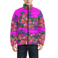 Load image into Gallery viewer, Kokum&#39;s Revenge Blush Men&#39;s Stand Collar Padded Jacket (Model H41) Men&#39;s Stand Collar Padded Jacket (H41) e-joyer 
