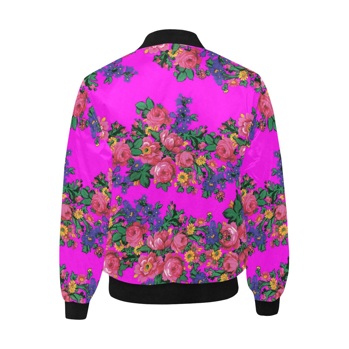 Kokum's Revenge Blush Unisex Heavy Bomber Jacket with Quilted Lining All Over Print Quilted Jacket for Men (H33) e-joyer 