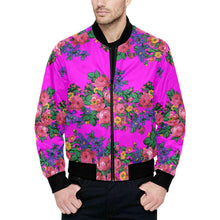 Load image into Gallery viewer, Kokum&#39;s Revenge Blush Unisex Heavy Bomber Jacket with Quilted Lining All Over Print Quilted Jacket for Men (H33) e-joyer 
