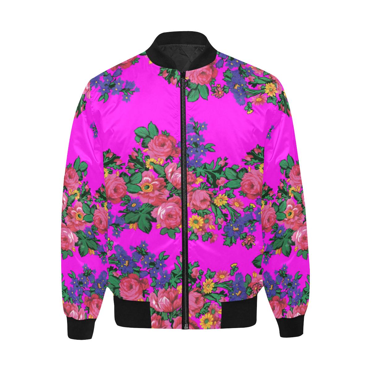 Kokum's Revenge Blush Unisex Heavy Bomber Jacket with Quilted Lining All Over Print Quilted Jacket for Men (H33) e-joyer 