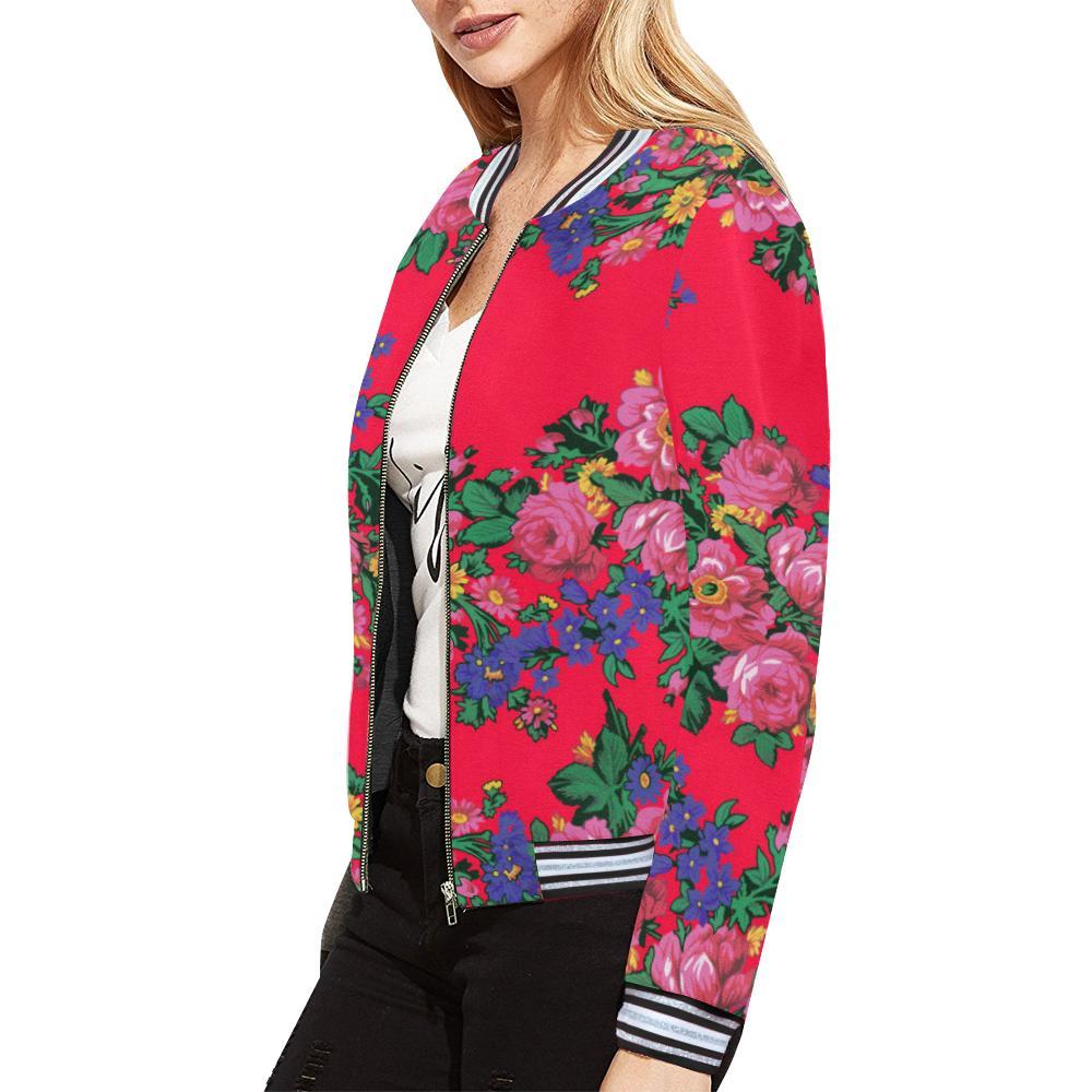 Kokum's Revenge- Dahlia All Over Print Bomber Jacket for Women (Model H21) All Over Print Bomber Jacket for Women (H21) e-joyer 