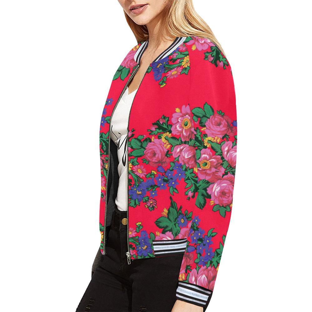 Kokum's Revenge- Dahlia All Over Print Bomber Jacket for Women (Model H21) All Over Print Bomber Jacket for Women (H21) e-joyer 