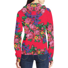 Load image into Gallery viewer, Kokum&#39;s Revenge- Dahlia All Over Print Full Zip Hoodie for Women (Model H14) All Over Print Full Zip Hoodie for Women (H14) e-joyer 
