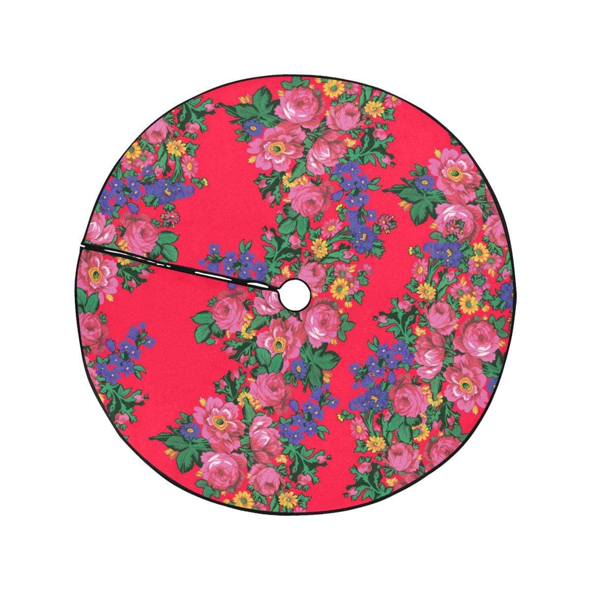 Kokum's Revenge Dahlia Christmas Tree Skirt by 49 Dzine