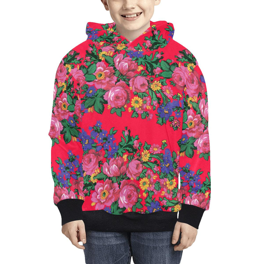 Kokum's Revenge Dahlia Kids' All Over Print Hoodie (Model H38) Kids' AOP Hoodie (H38) e-joyer 