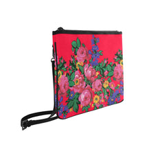 Load image into Gallery viewer, Kokum&#39;s Revenge- Dahlia Slim Clutch Bag (Model 1668) Slim Clutch Bags (1668) e-joyer 
