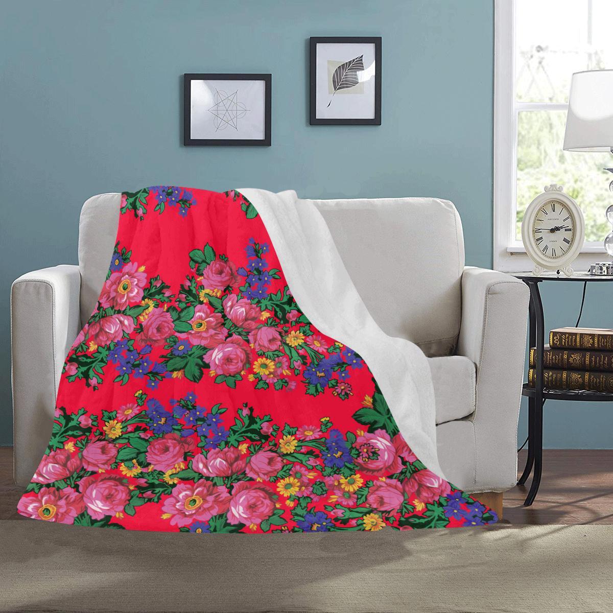 Kokum's Revenge- Dahlia Ultra-Soft Micro Fleece Blanket 50"x60" Ultra-Soft Blanket 50''x60'' e-joyer 