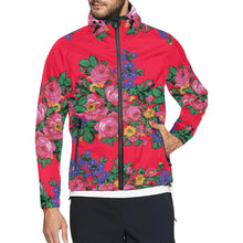 Load image into Gallery viewer, Kokum&#39;s Revenge Dahlia Unisex All Over Print Windbreaker (Model H23) All Over Print Windbreaker for Men (H23) e-joyer 
