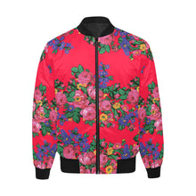 Load image into Gallery viewer, Kokum&#39;s Revenge- Dahlia Unisex Heavy Bomber Jacket with Quilted Lining All Over Print Quilted Jacket for Men (H33) e-joyer 
