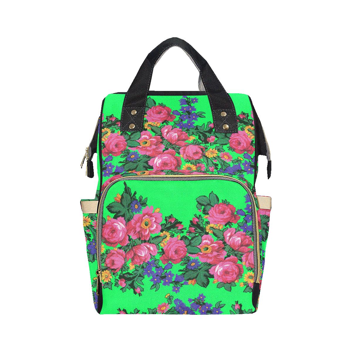 Kokum's Revenge Green Diaper Bag by 49 Dzine