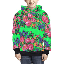 Load image into Gallery viewer, Kokum&#39;s Revenge Green Kids&#39; All Over Print Hoodie (Model H38) Kids&#39; AOP Hoodie (H38) e-joyer 
