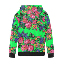 Load image into Gallery viewer, Kokum&#39;s Revenge Green Kids&#39; All Over Print Hoodie (Model H38) Kids&#39; AOP Hoodie (H38) e-joyer 
