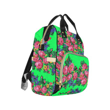 Load image into Gallery viewer, Kokum&#39;s Revenge Green Multi-Function Diaper Backpack (Model 1688) Diaper Backpack (1688) e-joyer 
