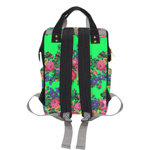 Load image into Gallery viewer, Kokum&#39;s Revenge Green Multi-Function Diaper Backpack (Model 1688) Diaper Backpack (1688) e-joyer 
