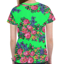 Load image into Gallery viewer, Kokum&#39;s Revenge Green New All Over Print T-shirt for Women (Model T45) New All Over Print T-shirt for Women (T45) e-joyer 
