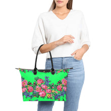 Load image into Gallery viewer, Kokum&#39;s Revenge Green Single-Shoulder Lady Handbag (Model 1714) bag e-joyer 
