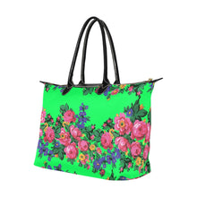 Load image into Gallery viewer, Kokum&#39;s Revenge Green Single-Shoulder Lady Handbag (Model 1714) bag e-joyer 
