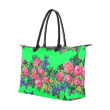 Load image into Gallery viewer, Kokum&#39;s Revenge Green Single-Shoulder Lady Handbag (Model 1714) bag e-joyer 
