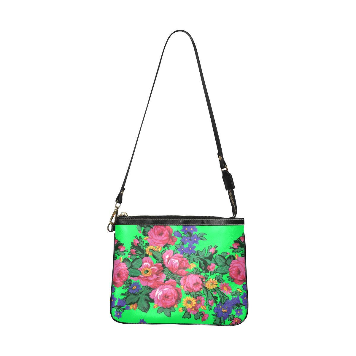 Kokum's Revenge Green Small Shoulder Bag (Model 1710) Small Shoulder Bag (1710) e-joyer 