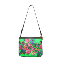 Load image into Gallery viewer, Kokum&#39;s Revenge Green Small Shoulder Bag (Model 1710) Small Shoulder Bag (1710) e-joyer 
