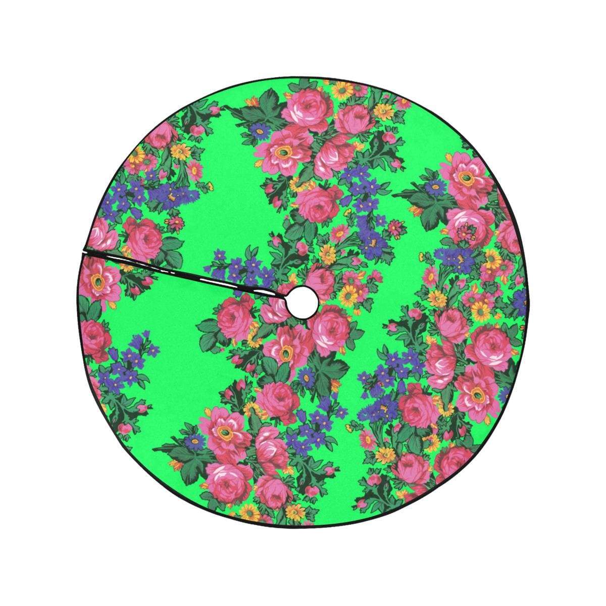 Kokum's Revenge Green Tree Skirt by 49 Dzine