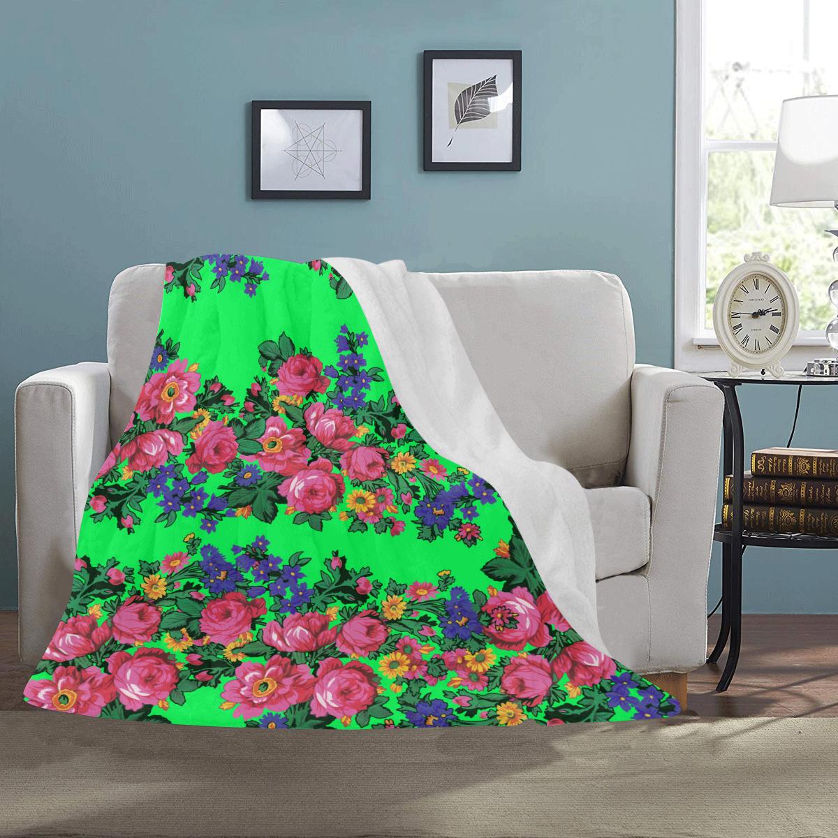 Kokum's Revenge Green Ultra-Soft Micro Fleece Blanket 50"x60" Ultra-Soft Blanket 50''x60'' e-joyer 