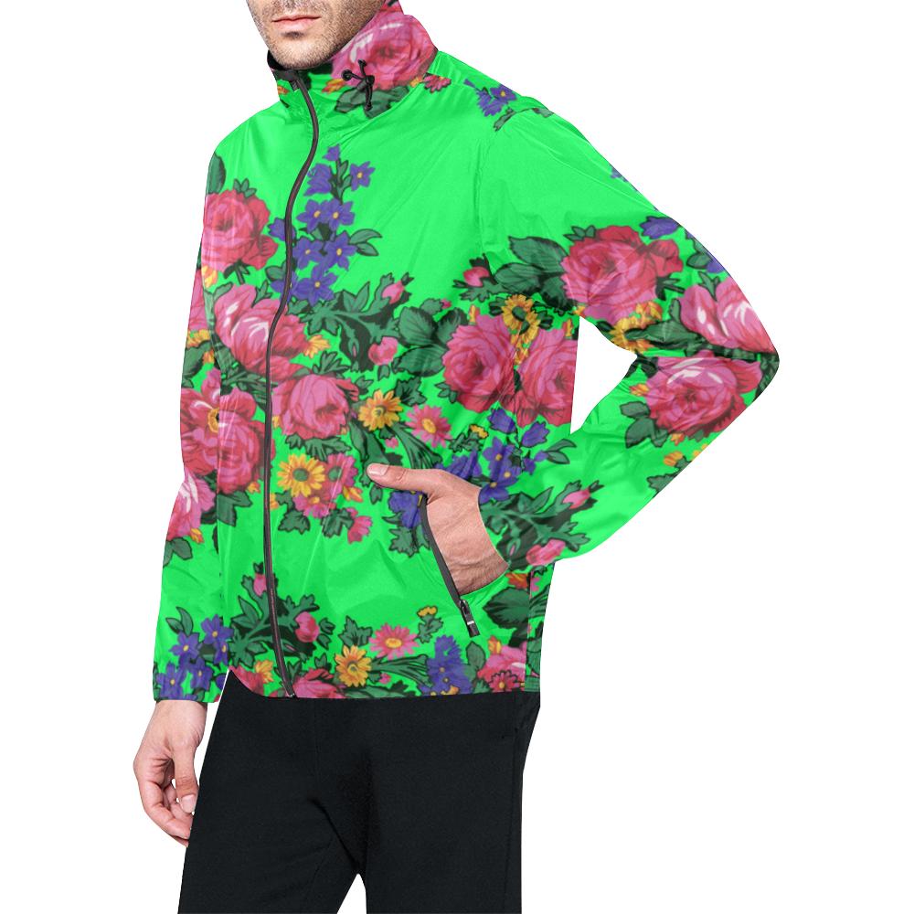 Kokum's Revenge Green Unisex All Over Print Windbreaker (Model H23) All Over Print Windbreaker for Men (H23) e-joyer 