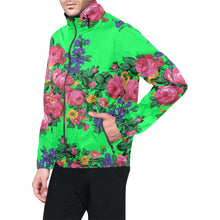 Load image into Gallery viewer, Kokum&#39;s Revenge Green Unisex All Over Print Windbreaker (Model H23) All Over Print Windbreaker for Men (H23) e-joyer 
