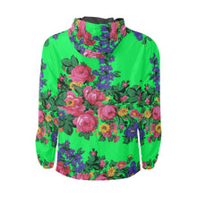 Load image into Gallery viewer, Kokum&#39;s Revenge Green Unisex All Over Print Windbreaker (Model H23) All Over Print Windbreaker for Men (H23) e-joyer 
