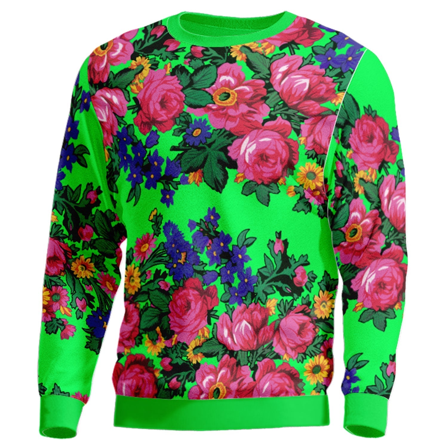 Kokum's Revenge Green Unisex Crewneck Long Sleeve Top 49 Dzine 