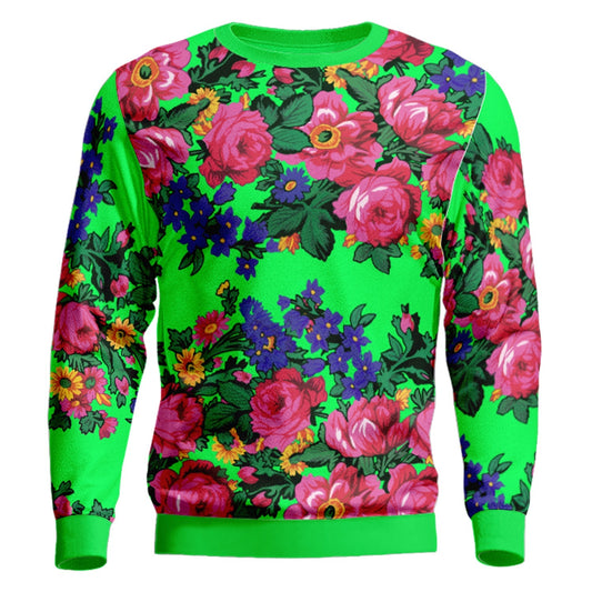 Kokum's Revenge Green Unisex Crewneck Long Sleeve Top 49 Dzine 