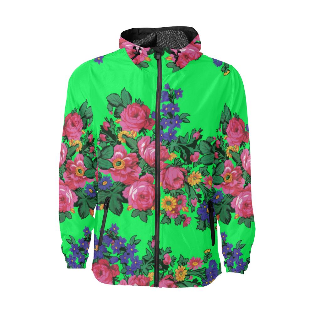 Kokum's Revenge Green Windbreaker – Men's Jacket by 49 Dzine