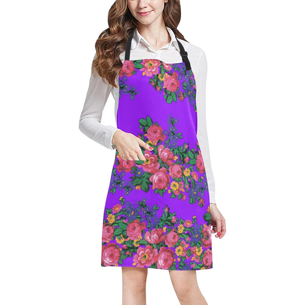 Kokum's Revenge Lilac All Over Print Apron All Over Print Apron e-joyer 