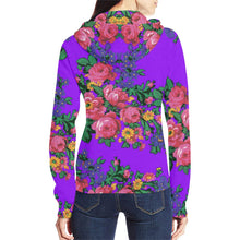 Load image into Gallery viewer, Kokum&#39;s Revenge-Lilac All Over Print Full Zip Hoodie for Women (Model H14) All Over Print Full Zip Hoodie for Women (H14) e-joyer 
