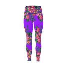 Load image into Gallery viewer, Kokum&#39;s Revenge Lilac All Over Print High-Waisted Leggings (Model L36) High-Waisted Leggings (L36) e-joyer 
