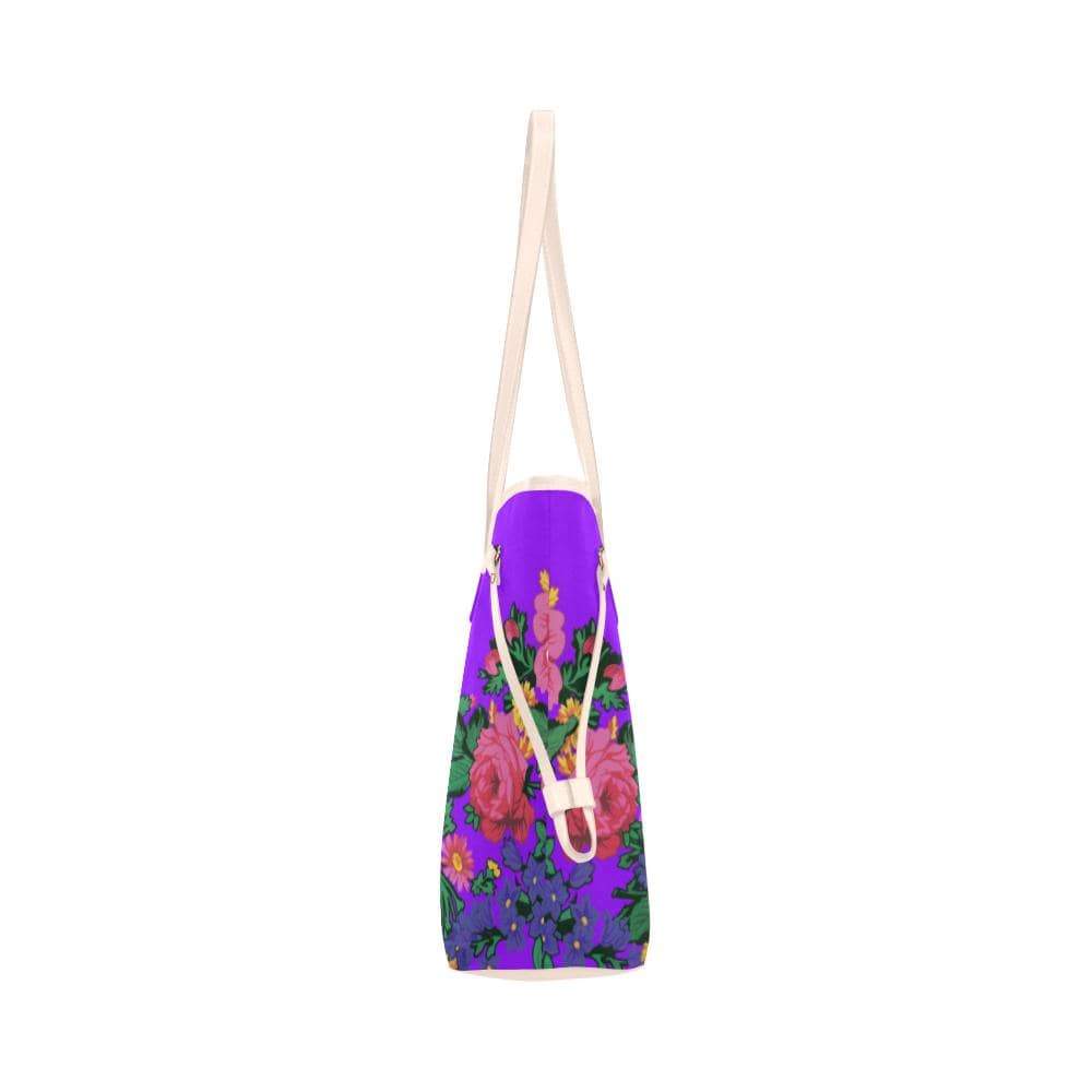 Kokum's Revenge-Lilac Clover Canvas Tote Bag (Model 1661) Clover Canvas Tote Bag (1661) e-joyer 