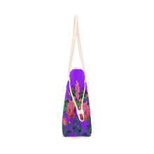 Load image into Gallery viewer, Kokum&#39;s Revenge-Lilac Clover Canvas Tote Bag (Model 1661) Clover Canvas Tote Bag (1661) e-joyer 
