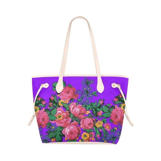 Kokum's Revenge-Lilac Clover Canvas Tote Bag (Model 1661) Clover Canvas Tote Bag (1661) e-joyer 