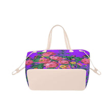 Load image into Gallery viewer, Kokum&#39;s Revenge-Lilac Clover Canvas Tote Bag (Model 1661) Clover Canvas Tote Bag (1661) e-joyer 
