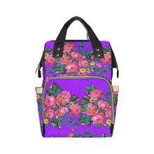 Load image into Gallery viewer, Kokum&#39;s Revenge-Lilac Multi-Function Diaper Backpack (Model 1688) Diaper Backpack (1688) e-joyer 
