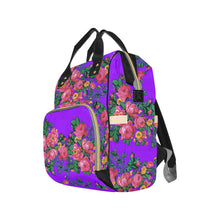 Load image into Gallery viewer, Kokum&#39;s Revenge-Lilac Multi-Function Diaper Backpack (Model 1688) Diaper Backpack (1688) e-joyer 
