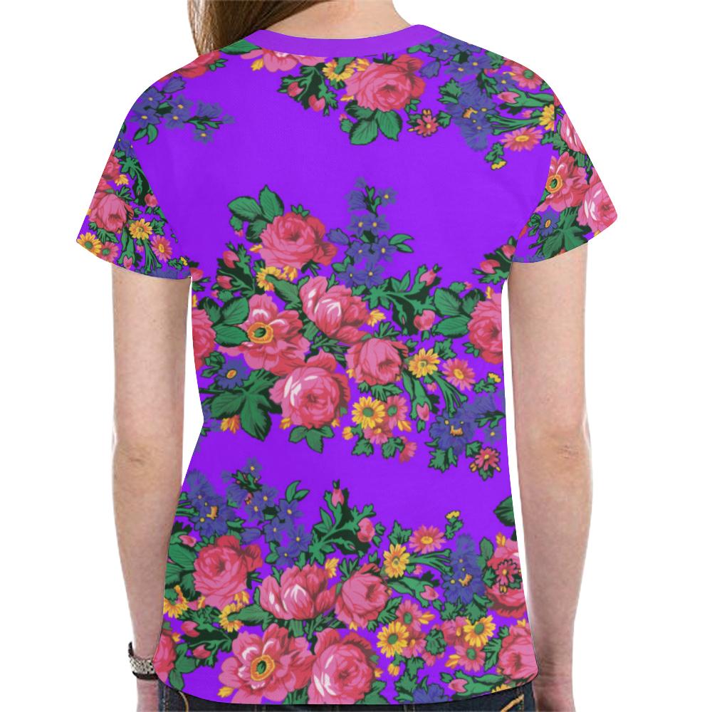 Kokum's Revenge-Lilac New All Over Print T-shirt for Women (Model T45) New All Over Print T-shirt for Women (T45) e-joyer 