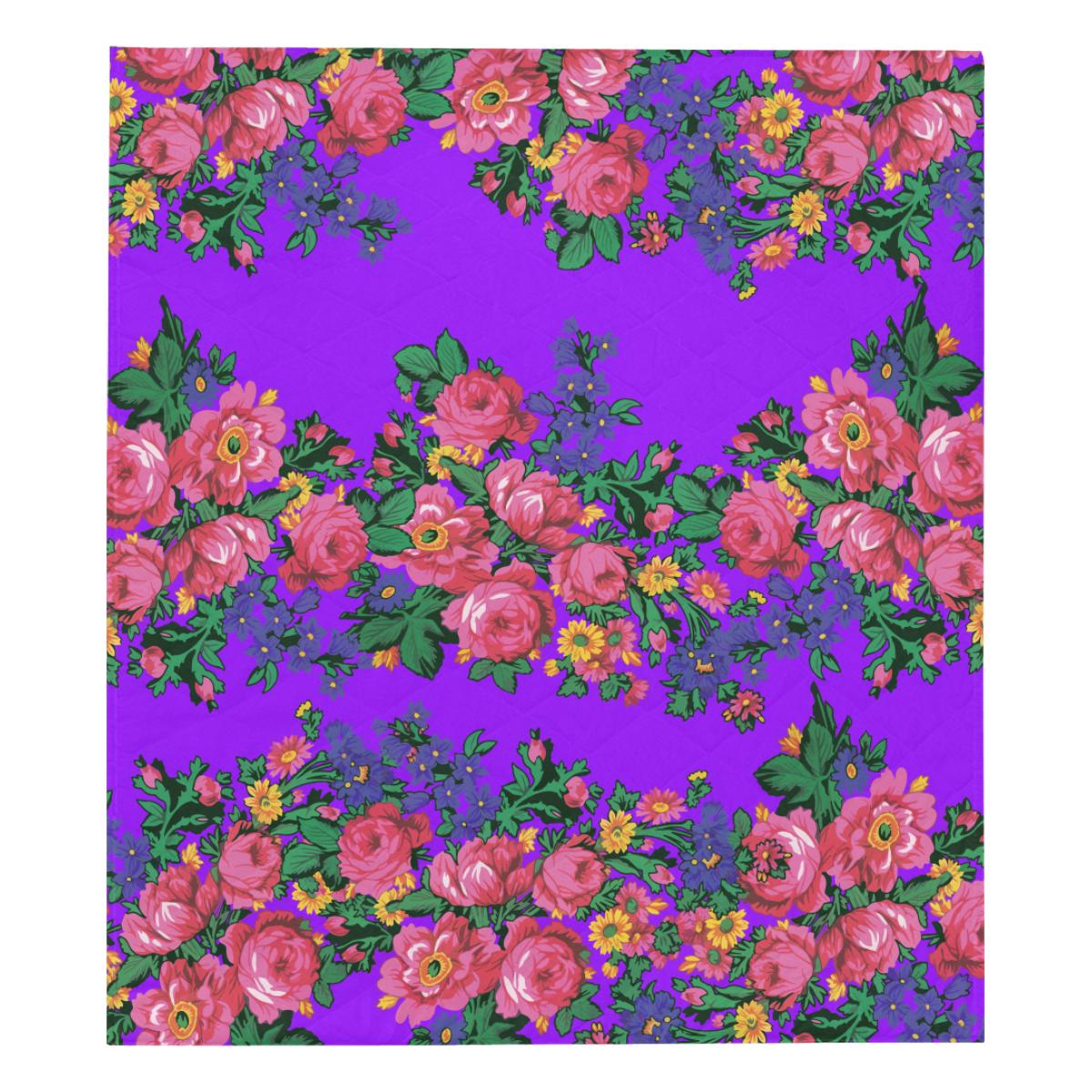 Kokum's Revenge-Lilac Quilt 70"x80" blanket e-joyer 