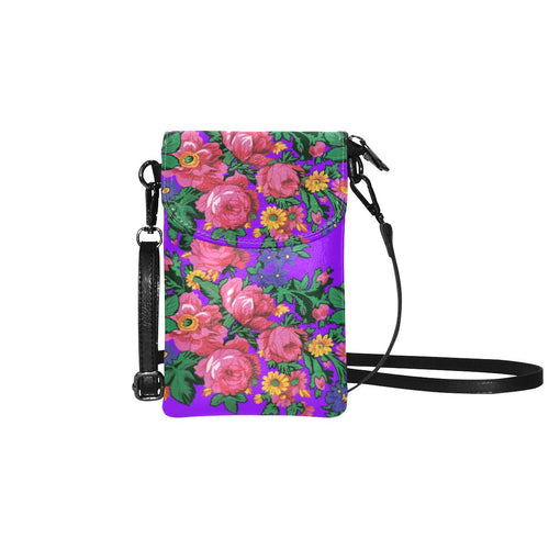 Kokum's Revenge-Lilac Small Cell Phone Purse (Model 1711) Small Cell Phone Purse (1711) e-joyer 