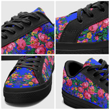 Load image into Gallery viewer, Kokum&#39;s Revenge Royal Aapisi Low Top Canvas Shoes Black Sole 49 Dzine 
