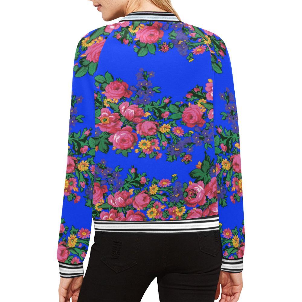 Kokum's Revenge- Royal All Over Print Bomber Jacket for Women (Model H21) All Over Print Bomber Jacket for Women (H21) e-joyer 