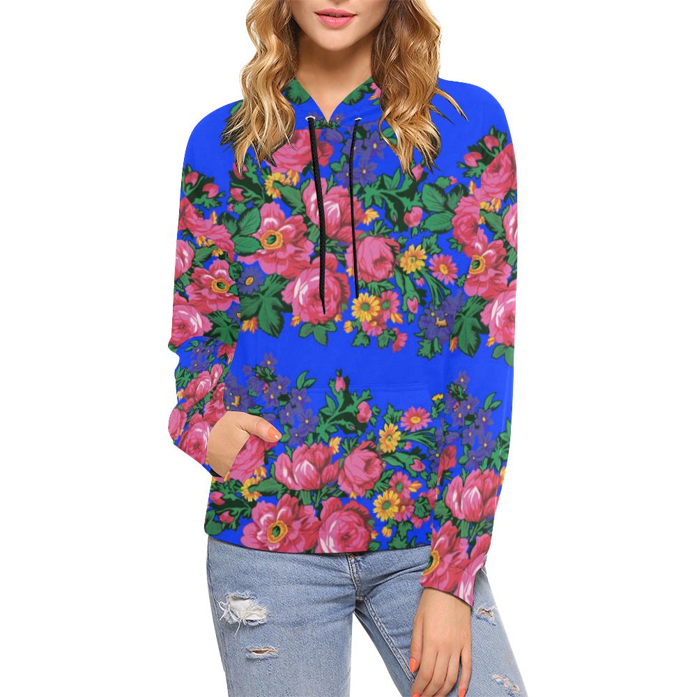 Kokum's Revenge- Royal All Over Print Hoodie for Women (USA Size) (Model H13) All Over Print Hoodie for Women (H13) e-joyer 